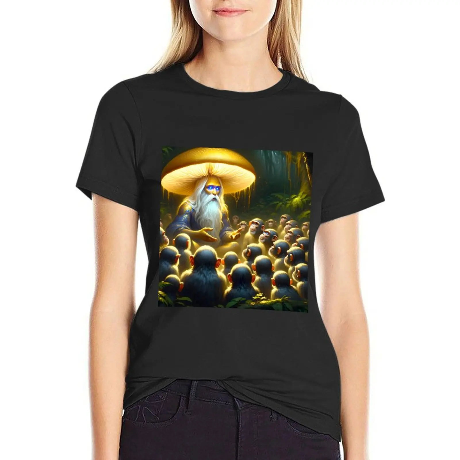 Stoned Ape Theory T-Shirt sublime vintage clothes oversized workout shirts for Women