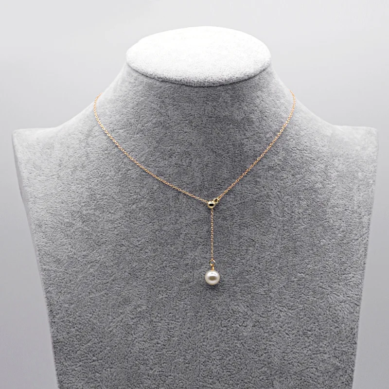 2025 New Fashion High Quality Artificial Pearl Jewelry Chain Adjustable Example Style Statement Necklace Cheap Marketing