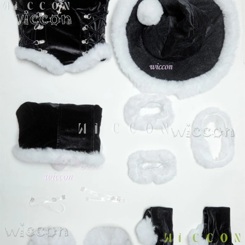 Costumes de carnaval pour adultes, Costume de Cosplay de noël de sorcière gothique, en peluche, tenue d'humeur Festive