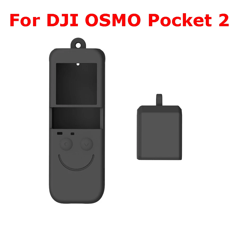 

For DJI OSMO Pocket 2 Silicone Cover Set 2-Piece Dustproof Cover Handheld Gimbal Camera Accessories