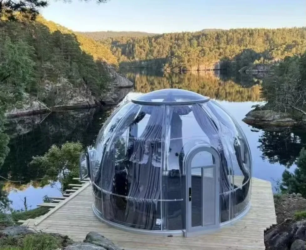 Outdoor Inflatable Bubble Tent Luxury Starry Sky Room Transparent Camping House For Garden Event Dome Room