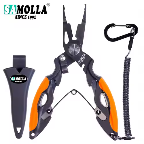 New Multifunctional Fishing Pliers Accessories 420 Stainless Steel Body Scissors Line Cutter Hooks Remover Outdoor Fishing Tools - Image 7