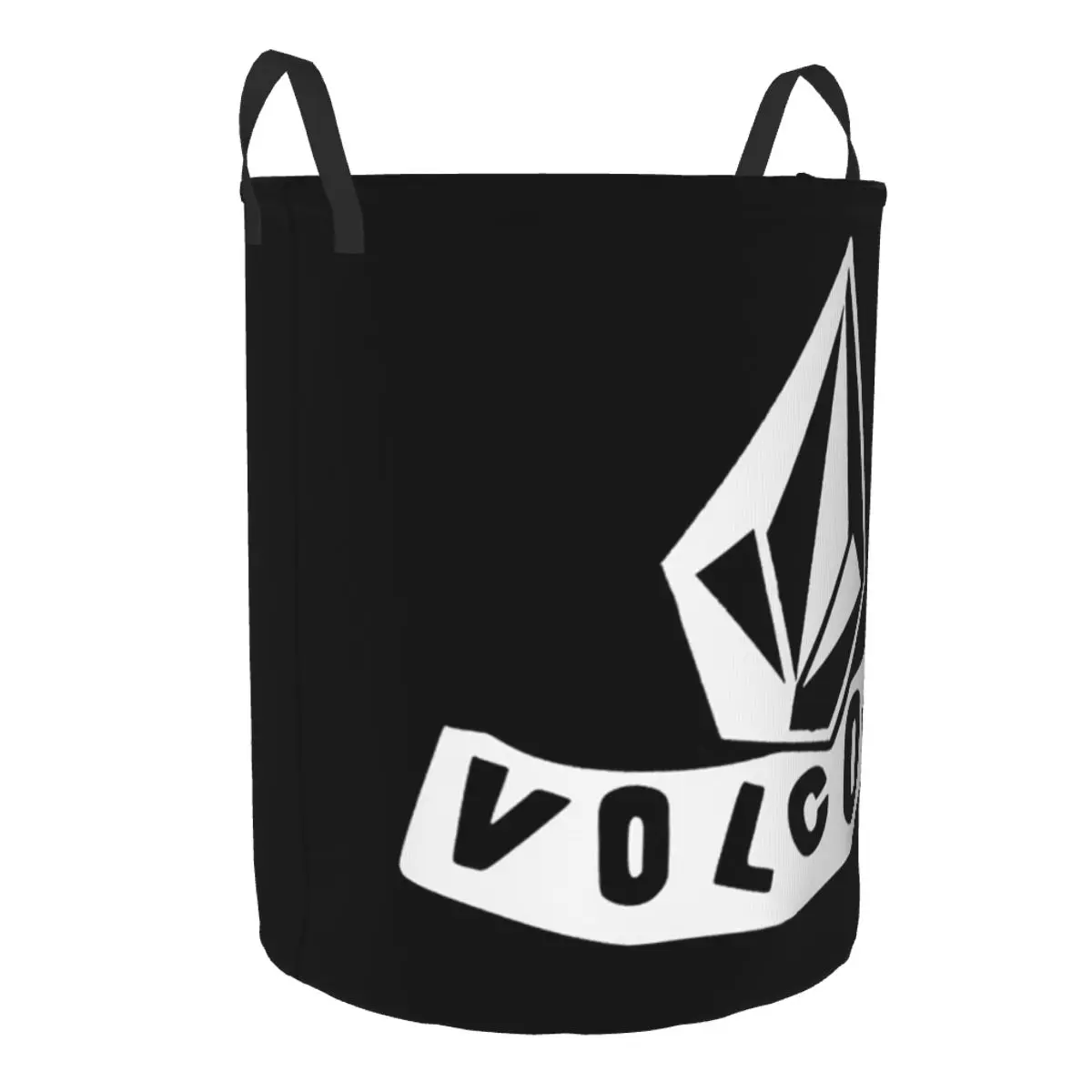 Volcoms Logo Laundry Basket Foldable Clothes Hamper for Baby Kids Toys Storage Bin