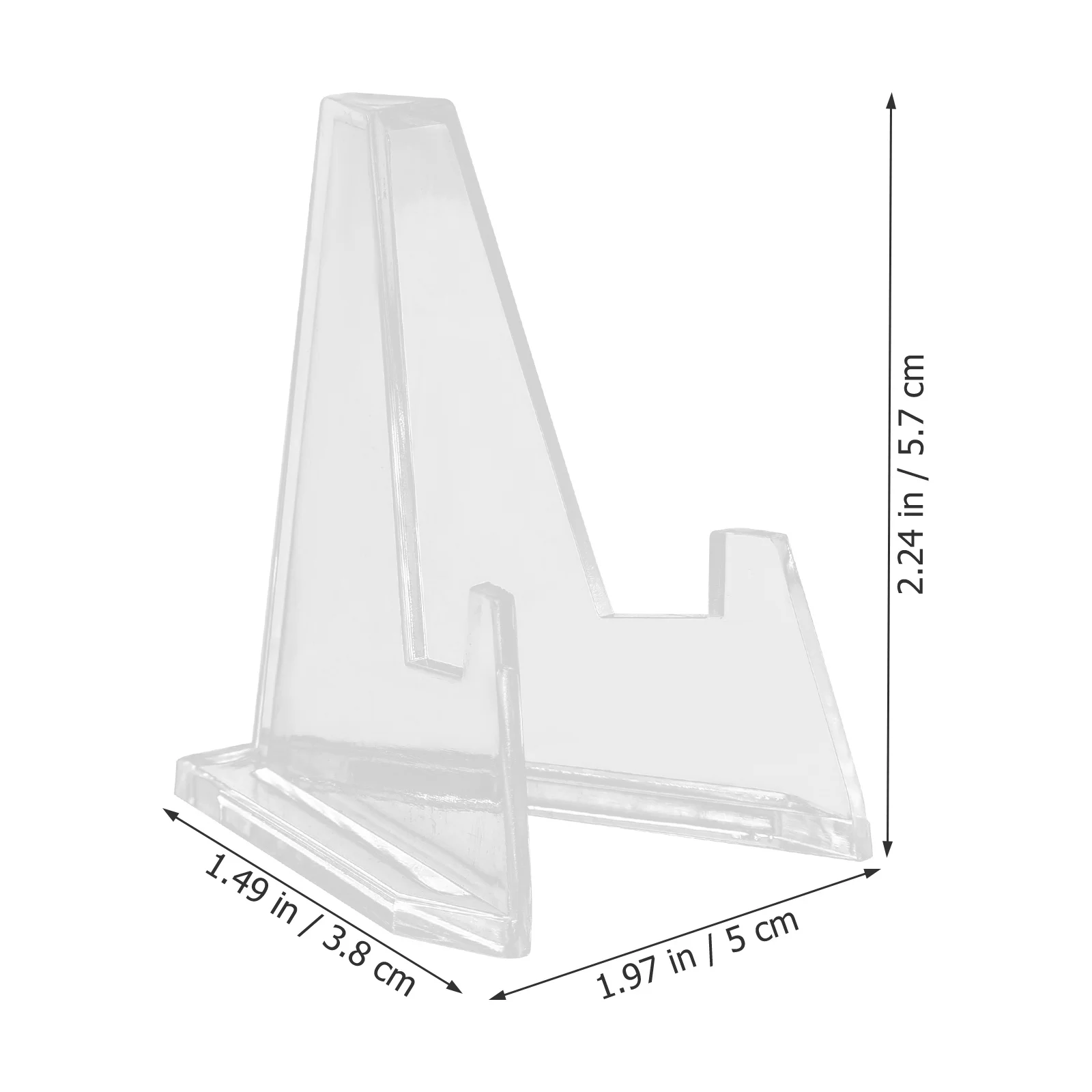 

6Pcs Coin Display Stand Acrylic Mini Easel for Home Desktop Coin Rack Business Card Holder Collector Display Desktop Stand