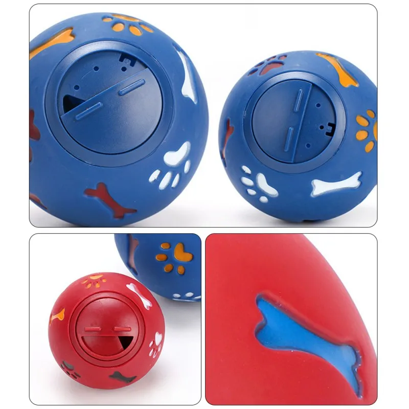 Dog Toys Ball Pet Food Treat Feeder Supplies Chew Leakage Food Ball Food Dispenser For Cats Playing Training Balls Pet Supplies