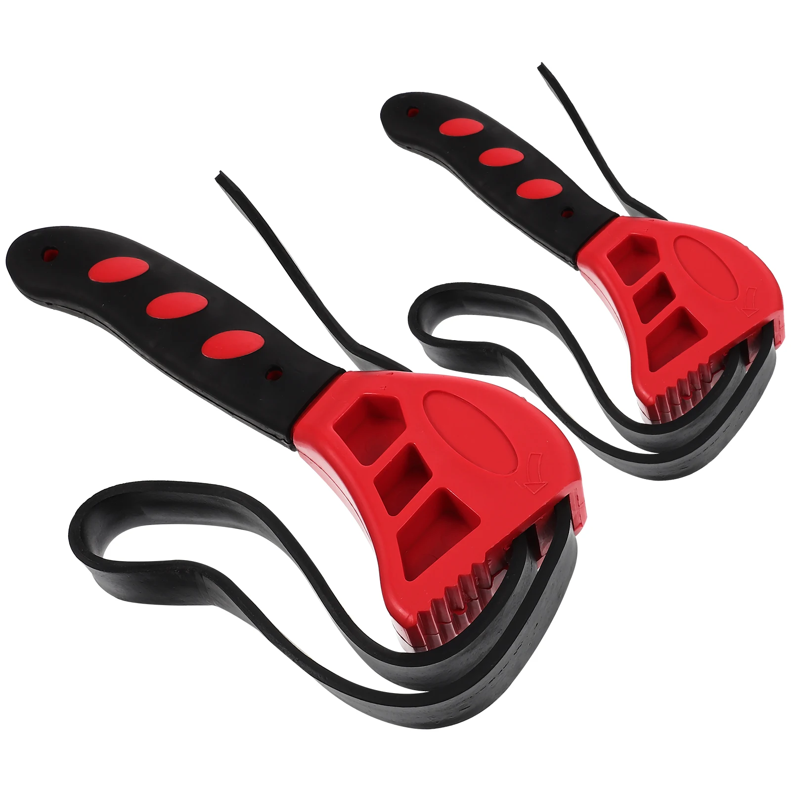 

2Pcs Rubber Strap Bottle Opener Adjustable Belt Wrench Jar Tool for Bottles Multi-functional Repair Flexible Anti-slip Hand Tool