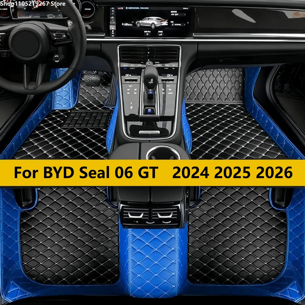 

Автомобильные коврики подходят для BYD Seal 06 GT 2024 2025 2026, автомобильные коврики, водонепроницаемые автомобильные аксессуары для интерьера