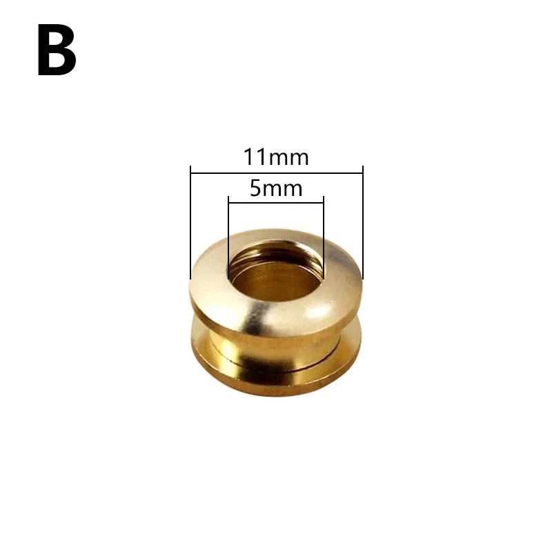 Solid Brass Screw Back Eyelets With Washer Metal Plating Round Eyelets Grommets Leather for Clothes Shoe Bag Jean Tags DIY Acces