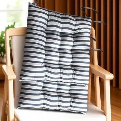 

2 Pcs Striped Chair Cushion Fashion Lovely Practical Seat Pink Office Couch Pillows Home Decoration Safe Use