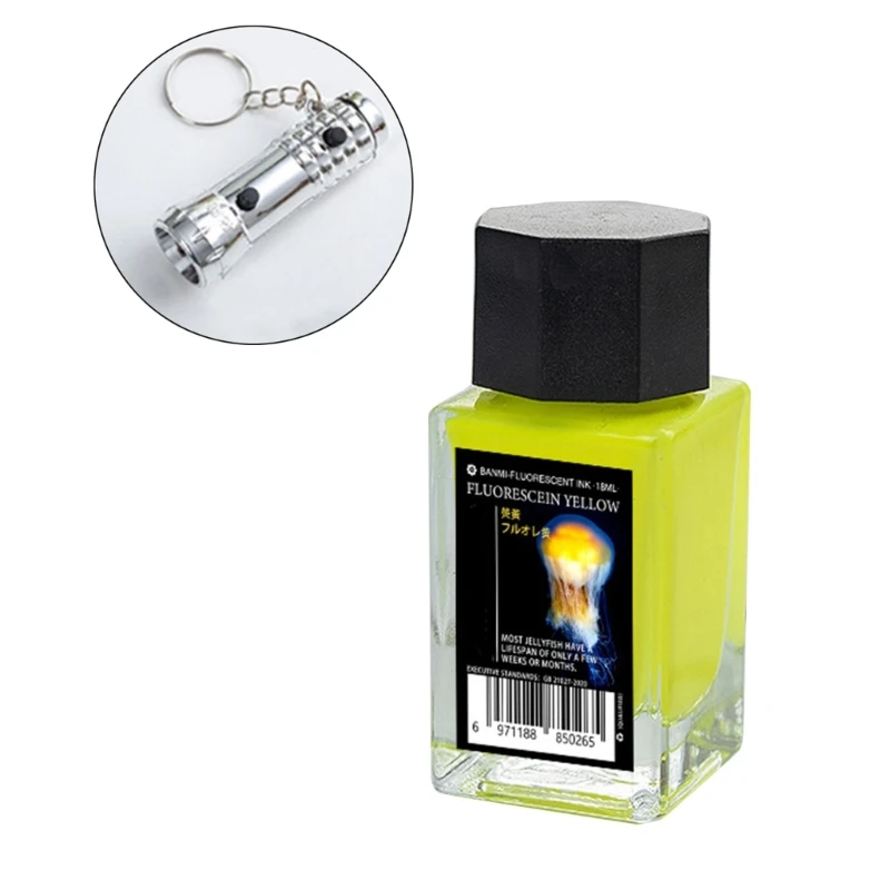 2023 New Colored Invisible with UV Light for Dip Pen, Invisible