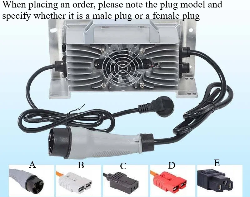 Waterproof 48V 60V 72V charger 48V-16 58.4V15A 60V-20s 73V15A 72V-24s 87.6V18A for lithium-ion battery lifepo4 lead-acid battery