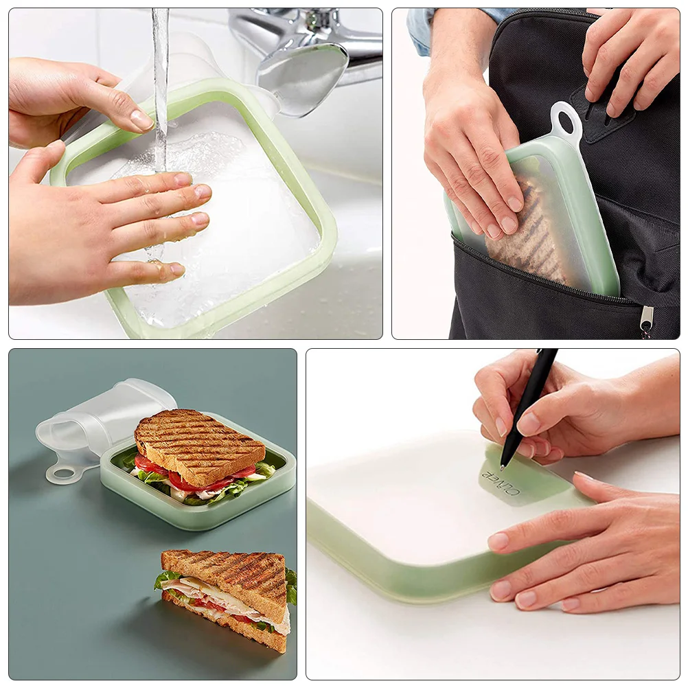 

Lunch Box Picnic Lunchbox Container Convenient Sandwich Protector Pp Food Outdoor School