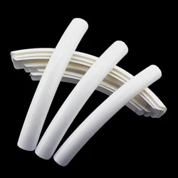 10Pcs Half Full Cover White Acrylic UV Gel French False Nail Tips Manicure DIY Art Salon Fake Long Tip Set