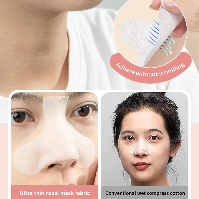 Multi fonctionnel 100 pièces coton tampon humide coton spécial hydratant mince dissolvant points noirs coton compresse humide masque Facial papier