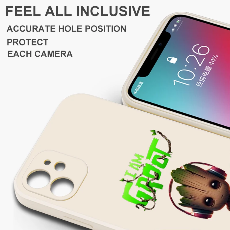 Marvel Deadpool Groot Phone Case For Huawei Honor Honor 50 50se 30 10 Lite 8X 9X Pro Mate 40 30 30E 20 10 Pro Plus image 2