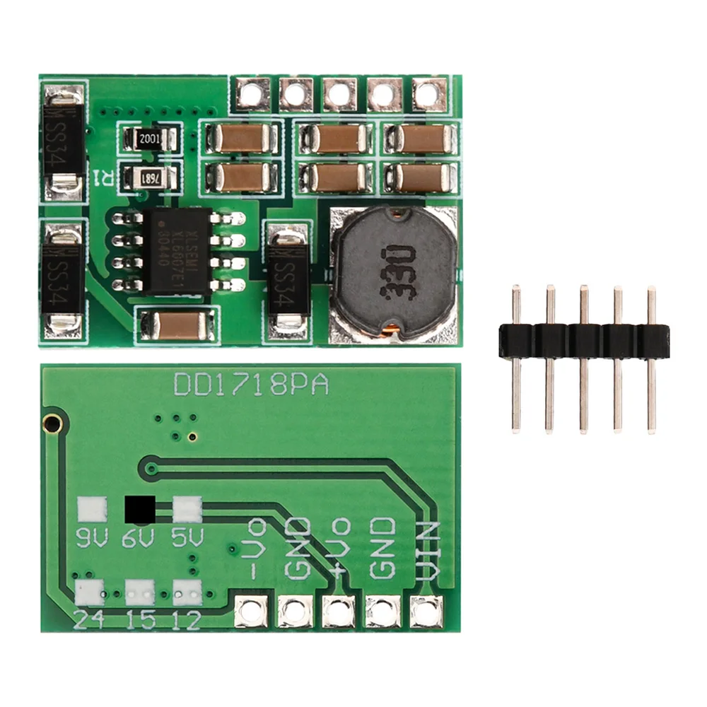 DC-DC-Aufwärtswandler-Platine, DC 3-18V auf ±5V/6V/9V/12V/15V/24V, Boost-Wandlermodul, positiver und negativer Spannungswandler, Stromversorgung – Detail 12