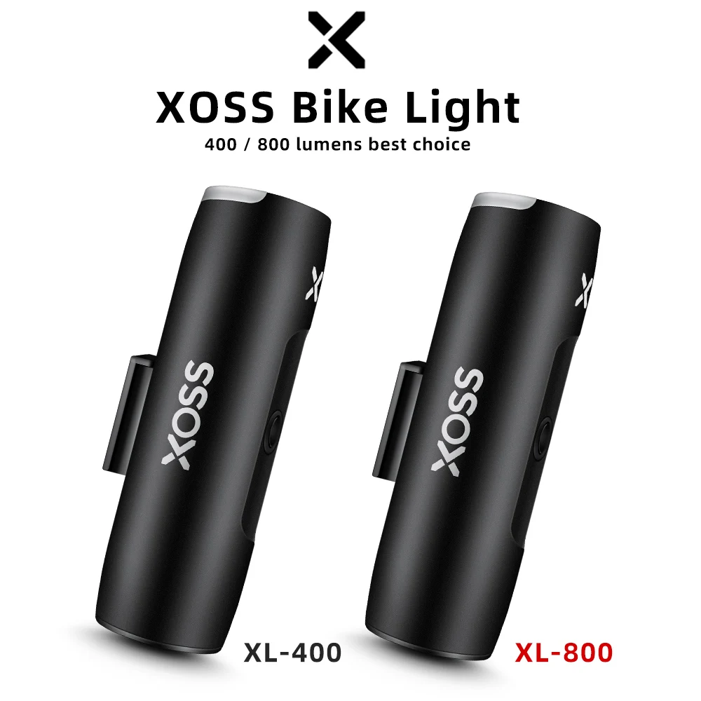 

XOSS XL 400 XL 800 велосипедная фара водонепроницаемая USB перезаряжаемая передняя лампа для скорости MTB велосипедный фонарь алюминиевый сверхлегкий фонарик