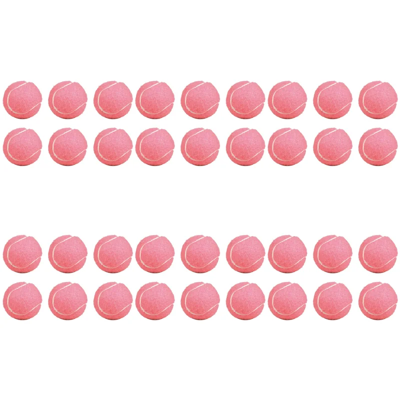 

B93B-36 шт. в упаковке розовые теннисные мячи износостойкие эластичные тренировочные мячи 66 мм женские тренировочные теннисные мячи для начинающих для клуба