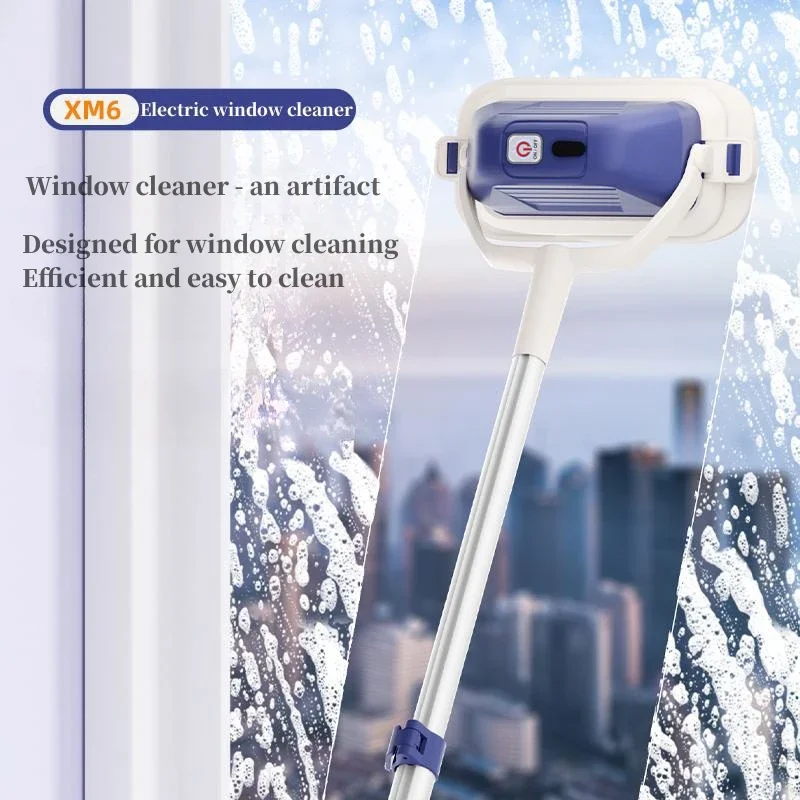XIMEIJIE electric window cleaner removable telescopic household handheld cleaner wireless brush wet and dry multi-function gift