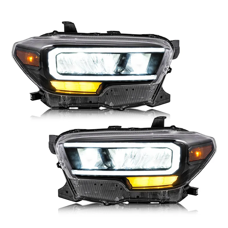 

High Quality Modified LED Headlight Assembly For 2015-2020 For Toyota Tacoma Plug Play Front Lamp New Halogen Xenon Tail Lights