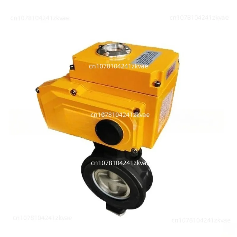 D972X-16C-DN50-DN800 صمام الفراشة الكهربائي عالي الأداء مزدوج نوع العروة غريب الأطوار #3