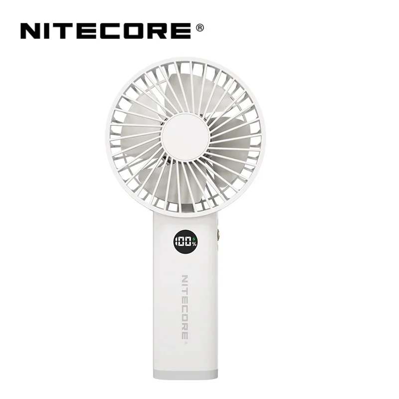 

NITECORE NEF03 Portable Handheld Fan USB-C Charging Built in Battery 3600mAh