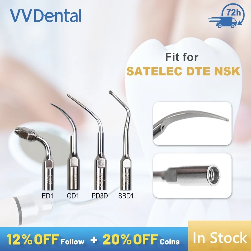 Scaler Tips Dental GD1 For Satelec DTE NSK Ultrasonic Scaler Dentista Dental Tools