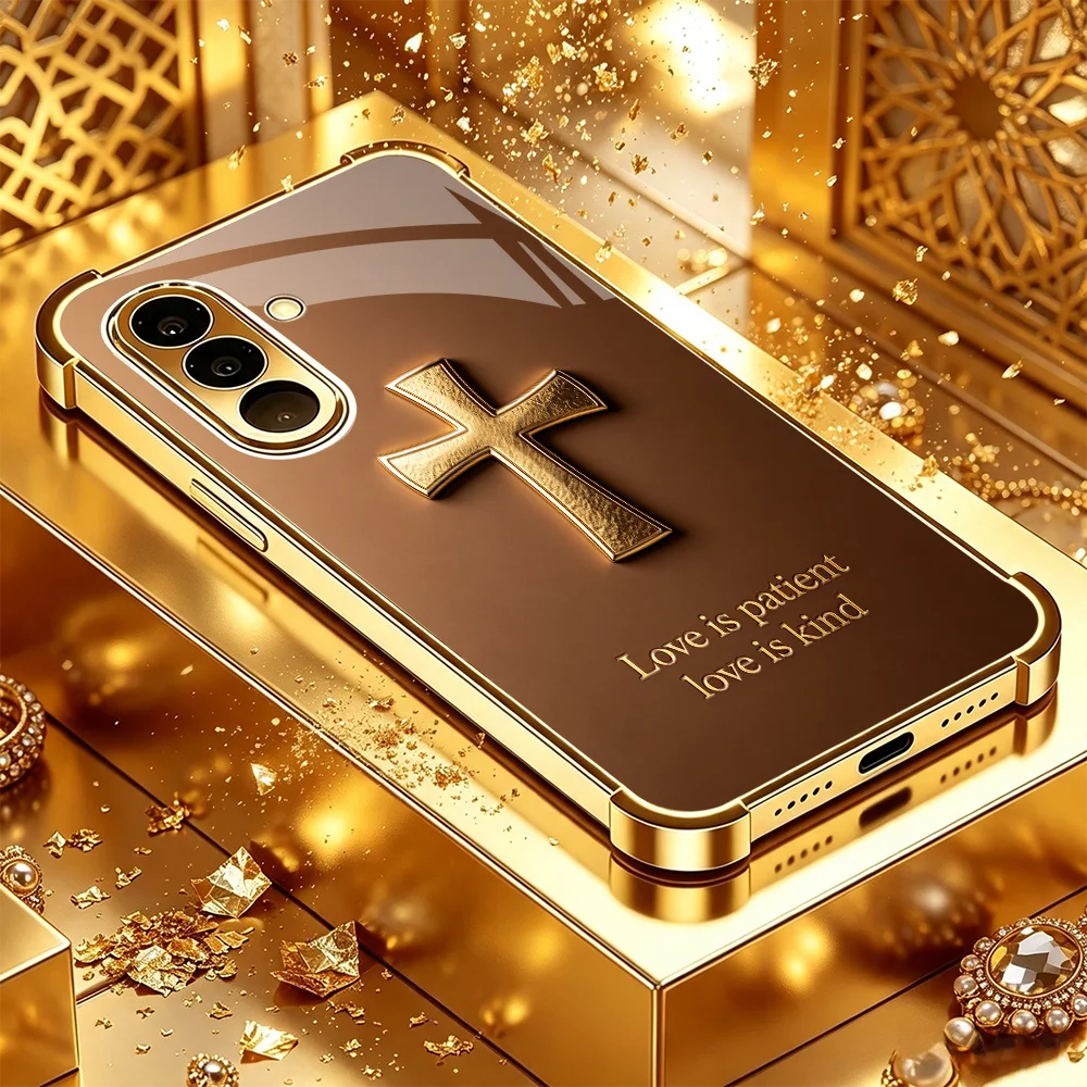 Cross Bible Phone case Exquisite Class phone case  for Samsung GalaxyS26 S25 24 23 22 21 Plus/Ultra/FE shockproof back cover