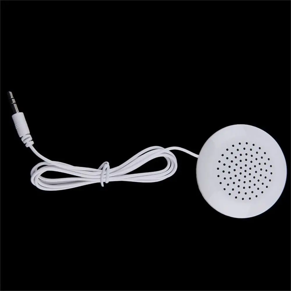 Mini White 3 5mm Pillow Speaker For iPhone iPod CD Radio MP3 Player