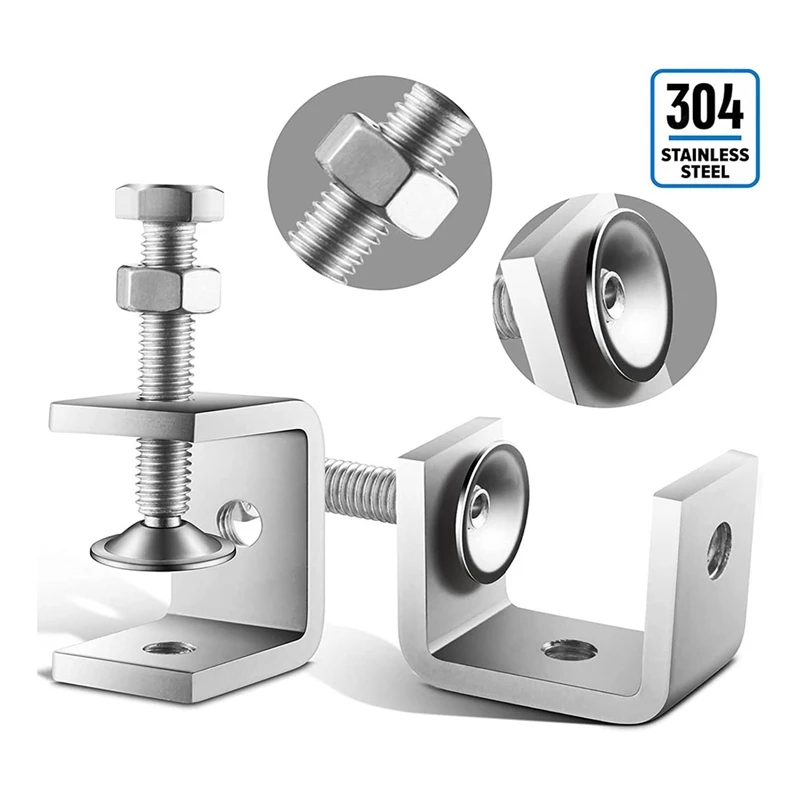 AB09-C Klem Miniklem 1 inch zware metalen U-klemmen met stabiele brede kaakopening voor montage van metaalbewerking houtbewerking
