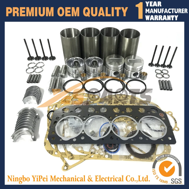 Overhaul Rebuild Kits For Mitsubishi S4L S4L2 S4L2-SD Piston Ring Cylinder Liner