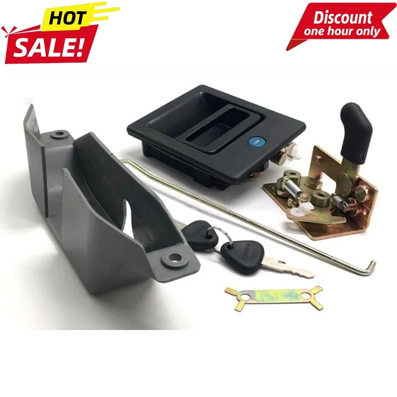 

For Volvo Excavator EC210B/240B/290B/360B Cab Door Lock Assembly Inner and Outer Handle Lock Block