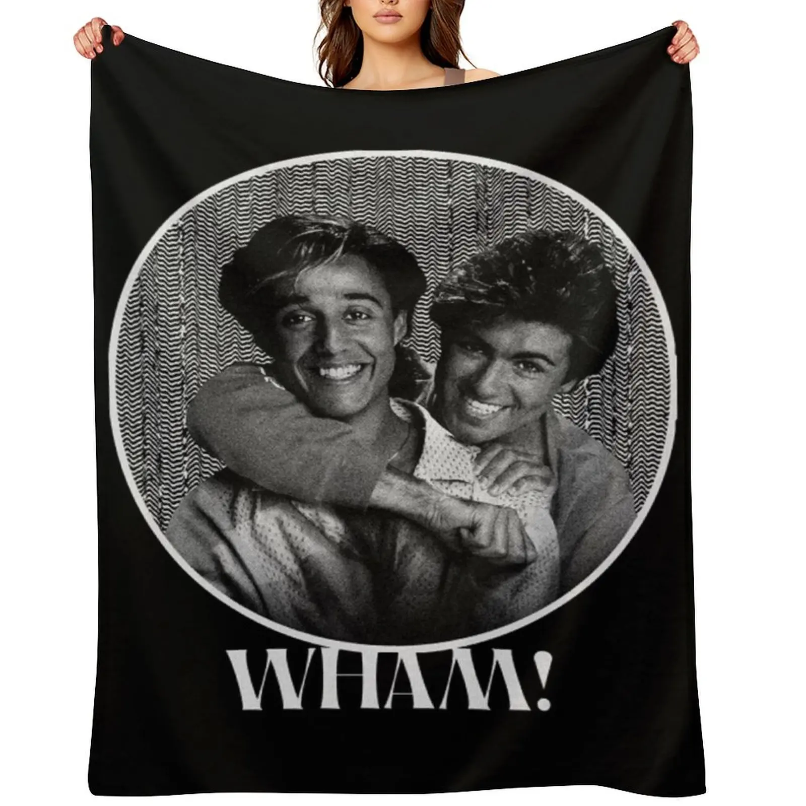 

WHAM! Vintage - White ver. Throw Blanket Blankets For Bed blankets and throws Luxury Thicken Moving Blankets