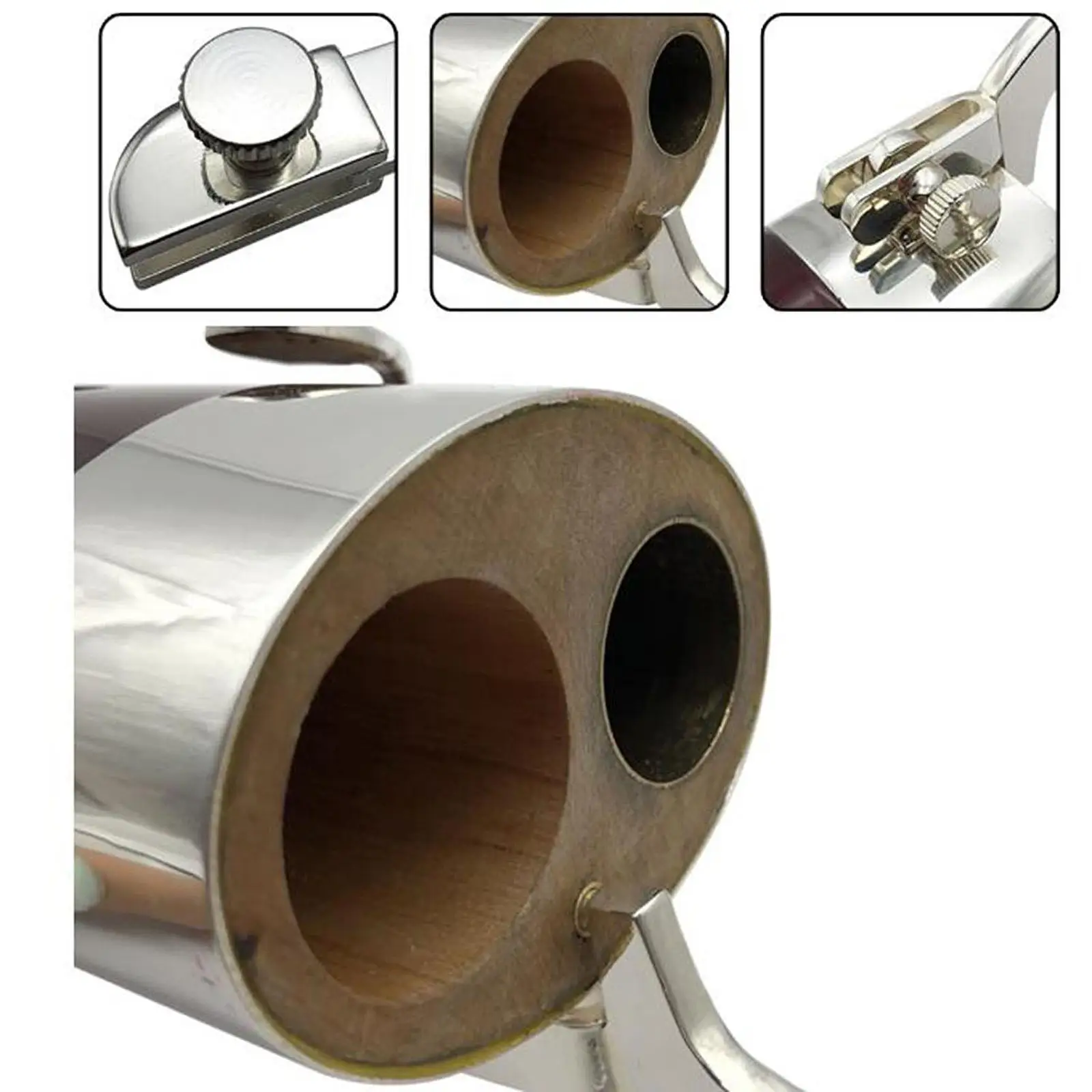 Barra de Equilibrio para Fagot, Plateada, Ajustable, con Ajustador de Correa, para Reparación de Instrumentos de Viento Madera, como el Contrabajo