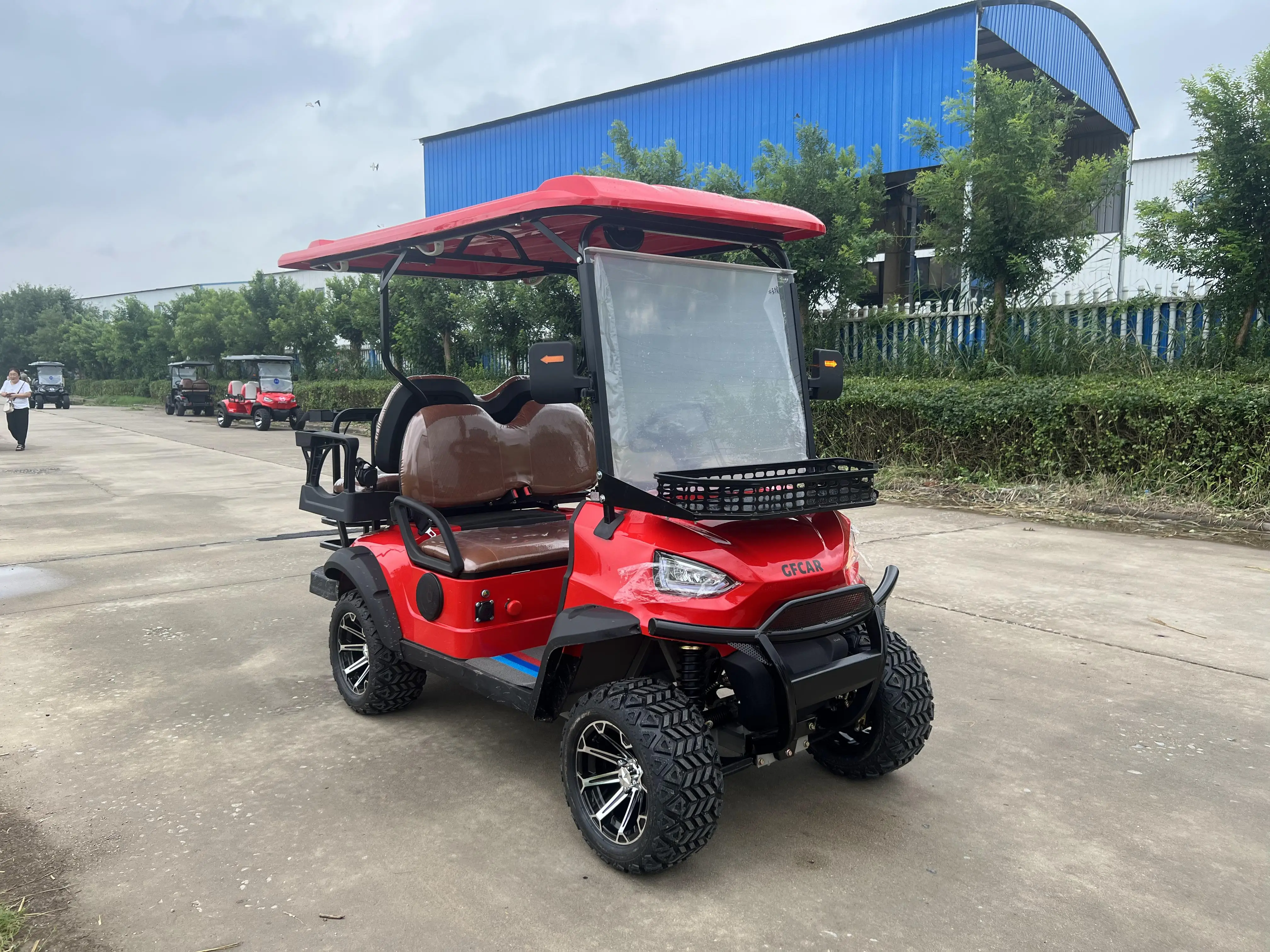 

New Design 6 Seater Electric Golf Carts Cheap Prices Buggy Car 6 Seat Passenger Accepted Customized Golf Cart For Sale