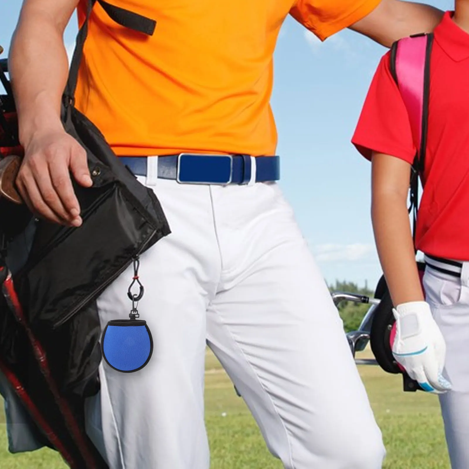 

Golf Ball Pouch Cleaning Design Cleaning Bag Portable Small Sack Ball Pocket Pocket Golfer Golf Cleaner Accessory