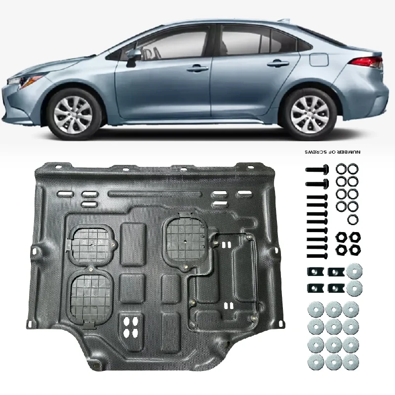 

Car Under Engine Guard Mudguard Board Splash Shield Mud Fender Plate Panel For Toyota Corolla US version 2019-2022