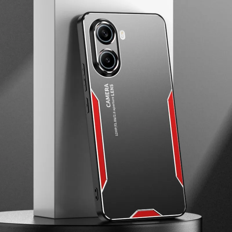 For Poco X7 Pro Case High Quality Metal Aluminum Cover Protecting Lens Frost Case Prevent Fingerprints Metal+TPU