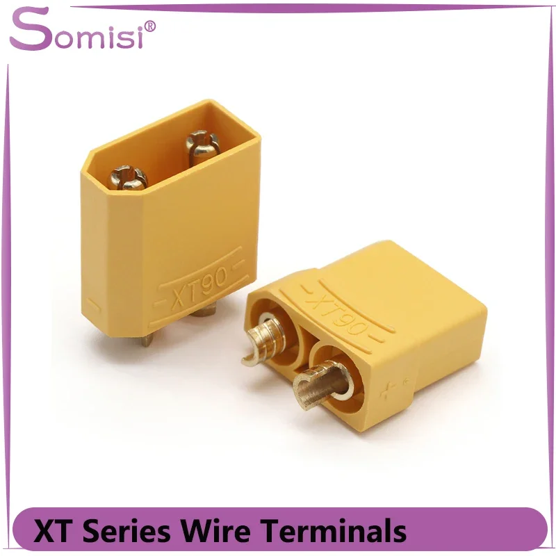 XT Series XT30 XT60 XT90 Bullet Connector Welding Wire Terminals Suit for RC Lithium Polymer Battery Model Aircraft Accessories