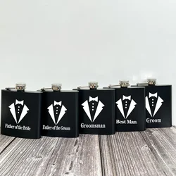 Father of the bride Flask Groom to be Wedding engagement Camping bachelor party Bach weekend Groomsman Best Man Proposal gift