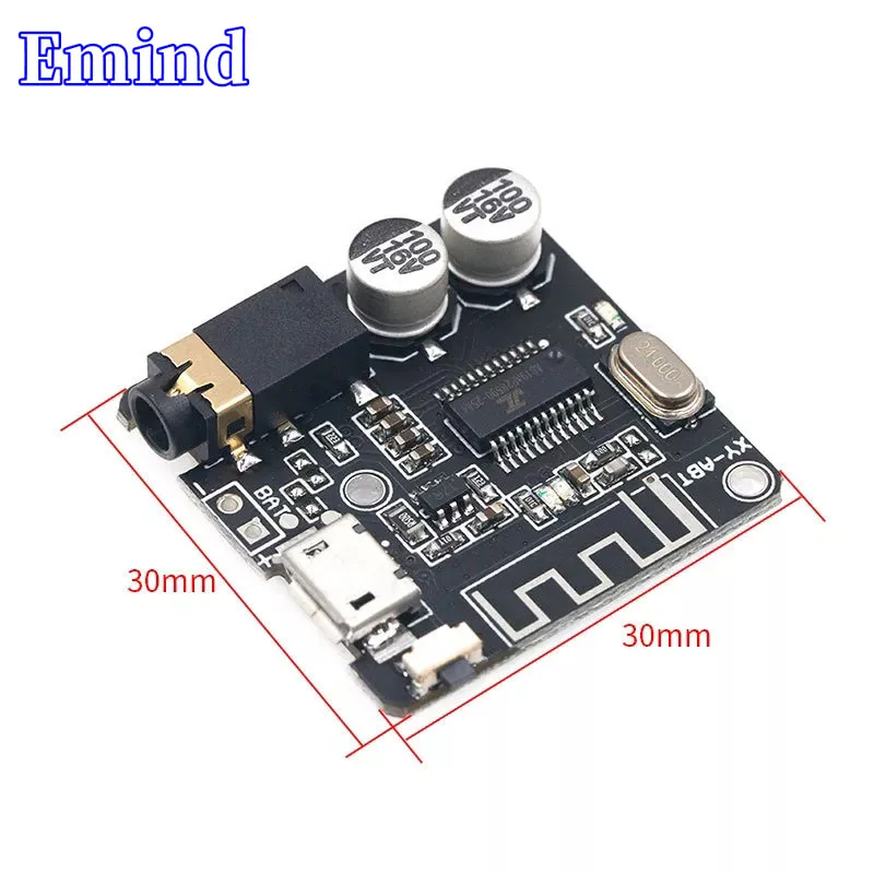 XY-ABT DIY Bluetooth 5.0 Audio Receiver Module MP3 Bluetooth Decoding Board Car Speaker Audio Power Amplifier Board