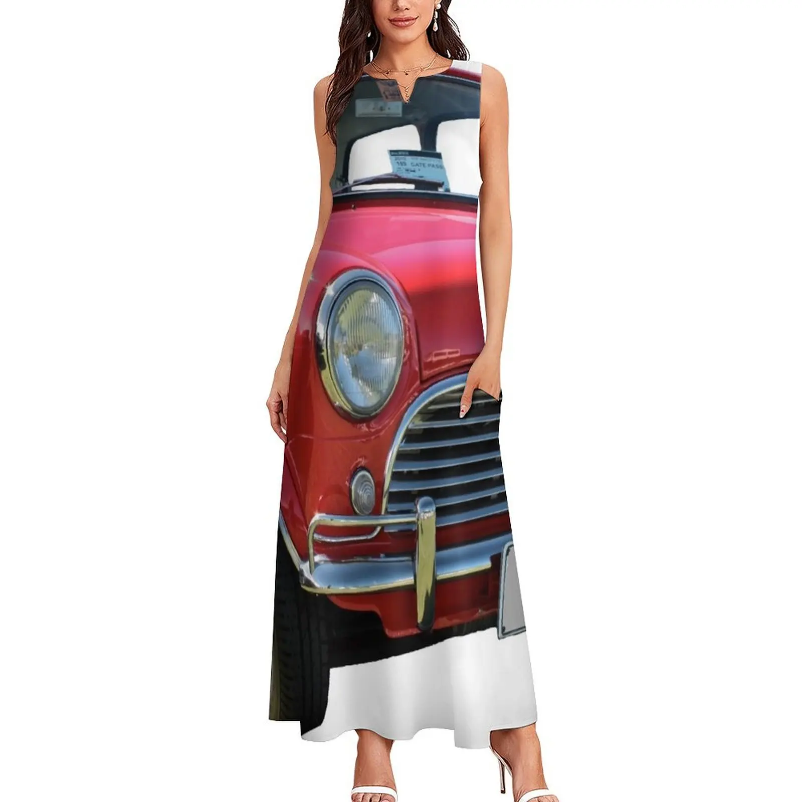 Red Morris Mini Cooper S Long Dress Cocktail of dresses elegant dress Dresses gala