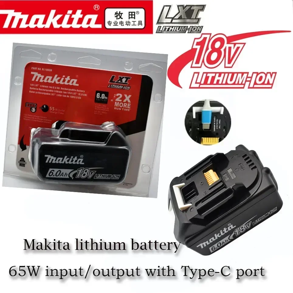 

Genuine/Original Makita 18v battery bl1850b BL1850 bl1860 bl 1860 bl1830 bl1815 bl1840 LXT400 6.0Ah for makita 18v tools drill