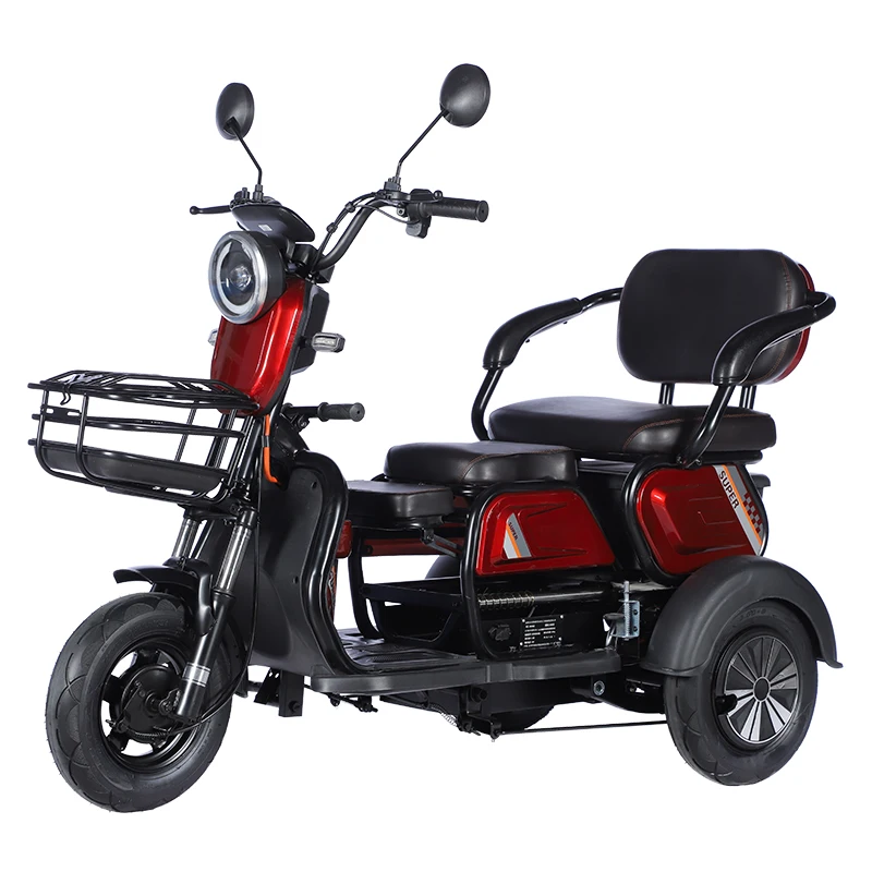 

Factory Sells Adult Disabled Leisure Three-wheel Passenger Battery-powered Electric Tricycle