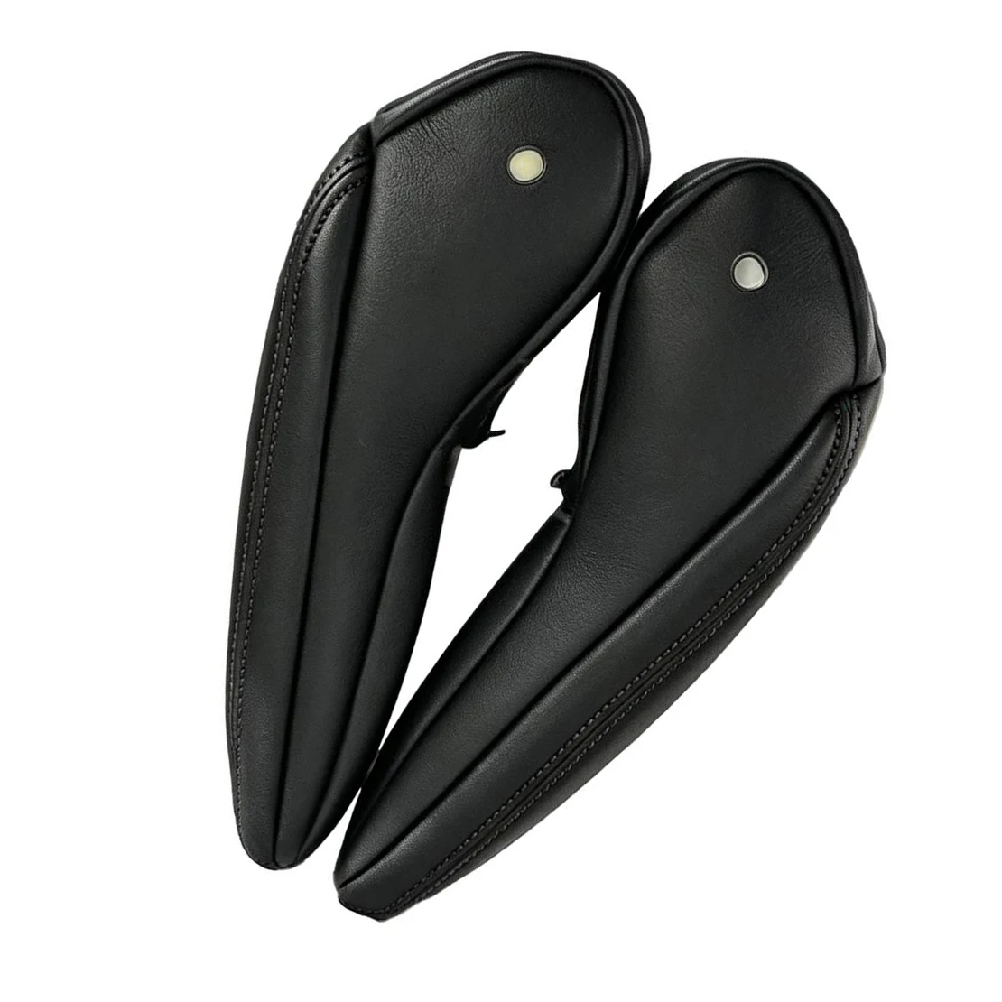 Pair Front Seat Armrest Cover Microfiber Leather Protector fit for Dodge Grand Caravan 2011-2020