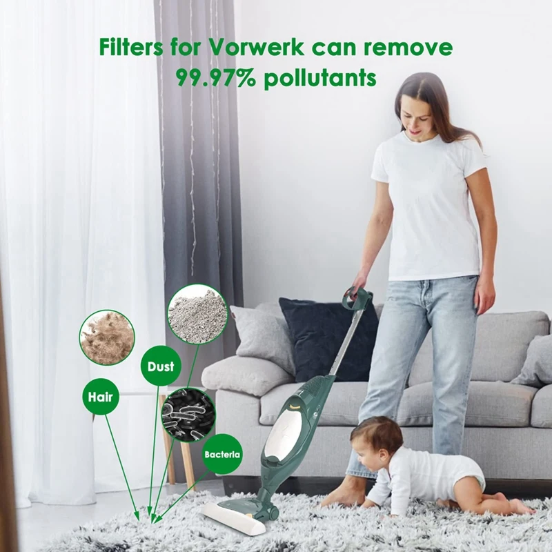 อะไหล่ถุงหูรูดเครื่องดูดฝุ่นสำหรับเปลี่ยนใช้กับ FP-140 VK150 VK140 Vorwerk