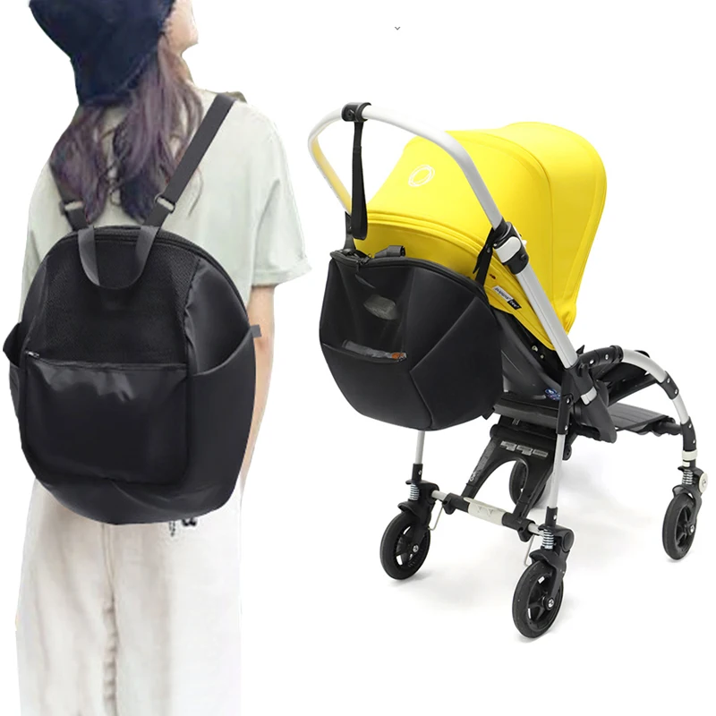 Universal Stroller Travel Bag Stroller Accessories 2in1 Backpack Large Space Pram Hanging Organizer For YOYO/BUGABOO/Cybex