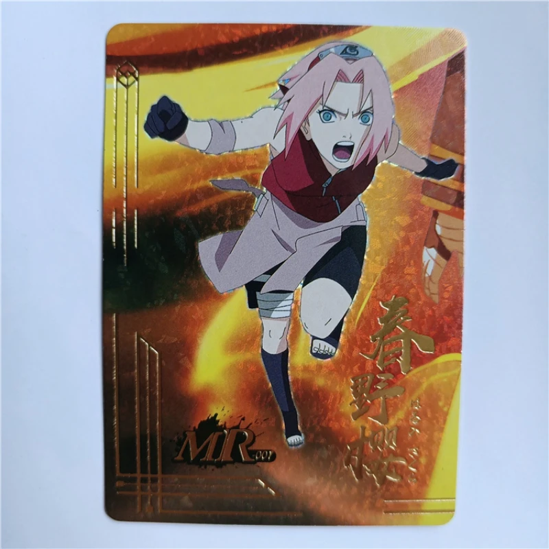 Little Dinosaur Naruto Card PR MR Sasuke 3D Single Card 6 Bomb Generation 10 Supreme Edition SP Anime Character Collection