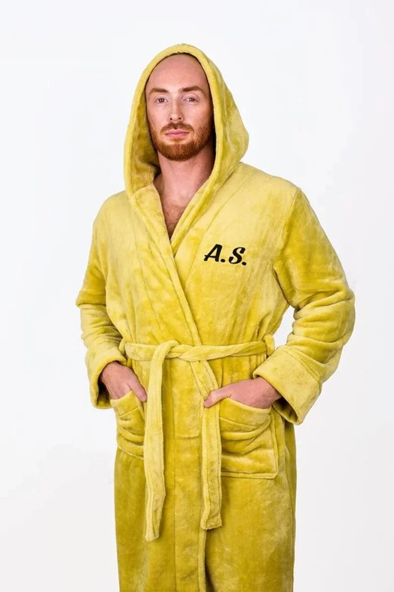 Mr And Mrs Personalization Hooded Bathrobes Customized Bathrobes With Name Women And Men Hooded Bathrobes Husband Wife Honeymoon