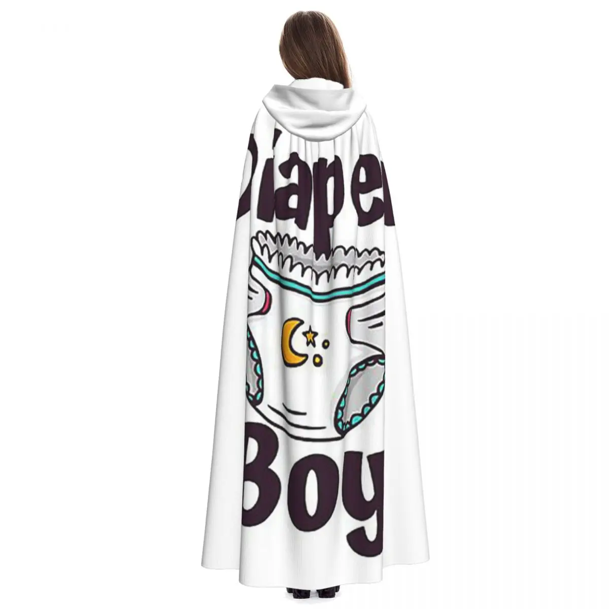 Abdl fralda menino ddlg adulto bebê fralda longa com capuz capa bruxa traje medieval cosplay capa halloween vampiro adulto unisex